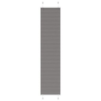 Pliss&eacute; rolgordijn 45x200 cm stofbreedte 44,4 cm antraciet 1