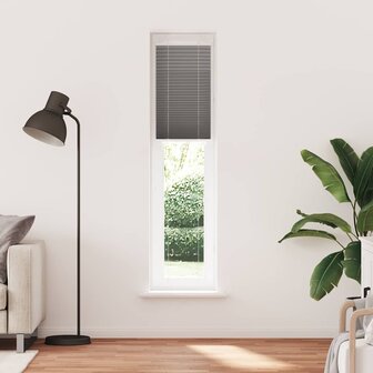 Pliss&eacute; rolgordijn 45x200 cm stofbreedte 44,4 cm antraciet 2