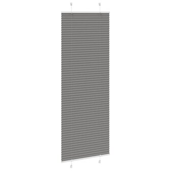 Pliss&eacute; rolgordijn 75x200 cm stofbreedte 74,4 cm antraciet 3