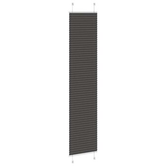 Pliss&eacute; rolgordijn 45x200 cm stofbreedte 44,4 cm polyester zwart 4
