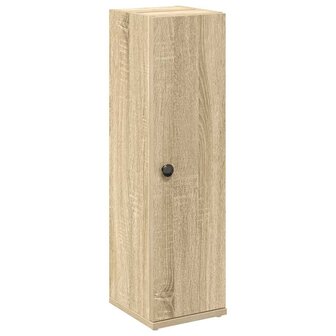Badkamerkast met rolhouder 20,5x22x72 cm sonoma eikenkleurig 2