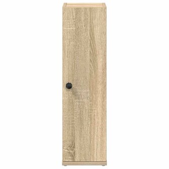 Badkamerkast met rolhouder 20,5x22x72 cm sonoma eikenkleurig 4