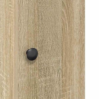 Badkamerkast met rolhouder 20,5x22x72 cm sonoma eikenkleurig 9