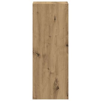 Boekenkast stapelbaar 30x30x80 cm bewerkt hout artisanaal eiken 5