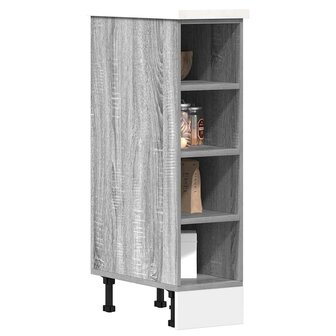 Onderkast Riga 20x44,5x81,5 cm bewerkt hout grijs sonoma eikenkleur 1