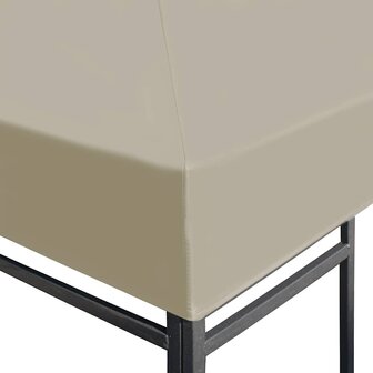 Prieeldak 310 g/m&sup2; 4x3 m beige 3