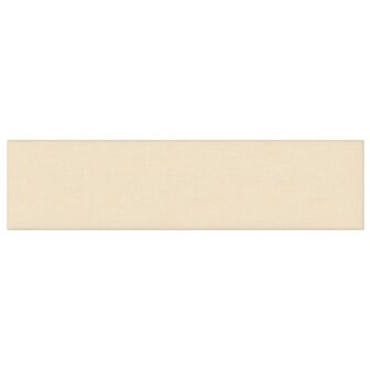 Wandpanelen 12 st 1,08 m&sup2; 60x15 cm stof cr&egrave;mekleurig 3