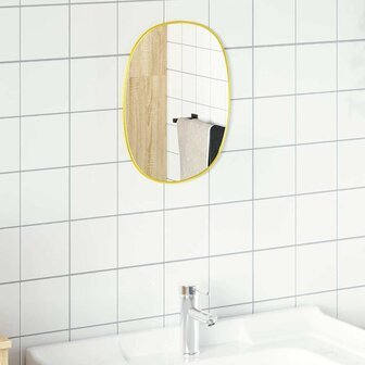 Wandspiegel 30x25 cm goudkleurig 3