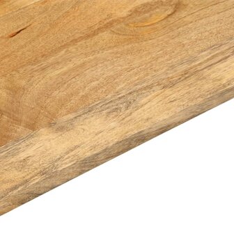 Tafelblad rechthoekig 60x20x3,8 cm massief mangohout 7