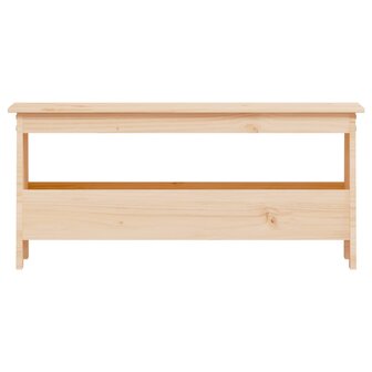 Halbankje 100x28x45 cm massief grenenhout 4