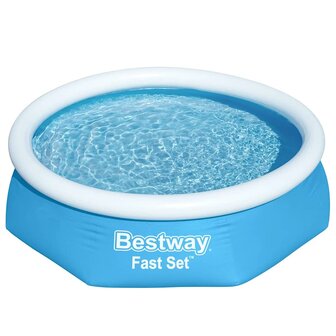 Bestway Zwembad Fast Set opblaasbaar rond 244x66 cm 57265 3