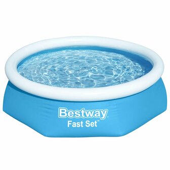 Bestway Zwembad Fast Set opblaasbaar rond 244x66 cm 57265 4