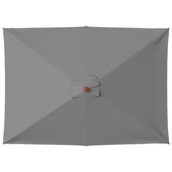Parasol met houten paal 150x200 cm antraciet 4