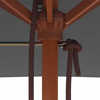 Parasol met houten paal 150x200 cm antraciet 9