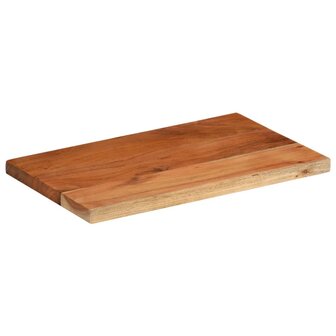 Tafelblad rechthoekig 60x20x2,5 cm massief acaciahout 2