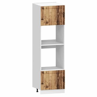 7-delige Keukenkastenset Kalmar bewerkt hout oud houtkleurig 5