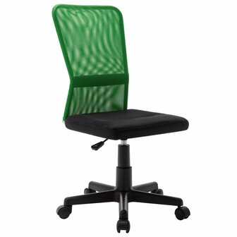 Kantoorstoel 44x52x100 cm mesh stof zwart en groen 1