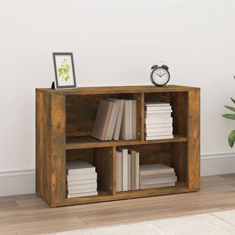 Dressoir 80x30x54 cm bewerkt hout gerookt eikenkleurig 1