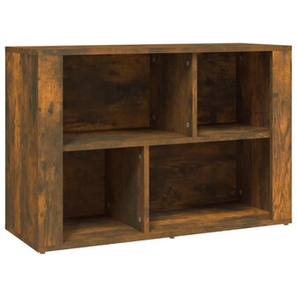 Dressoir 80x30x54 cm bewerkt hout gerookt eikenkleurig 2