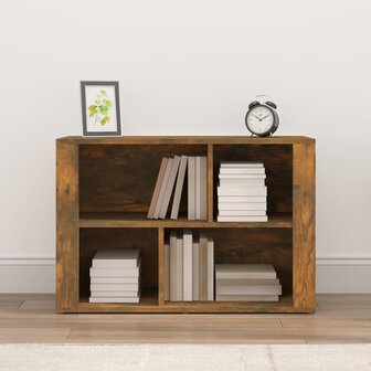 Dressoir 80x30x54 cm bewerkt hout gerookt eikenkleurig 3