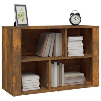 Dressoir 80x30x54 cm bewerkt hout gerookt eikenkleurig 4