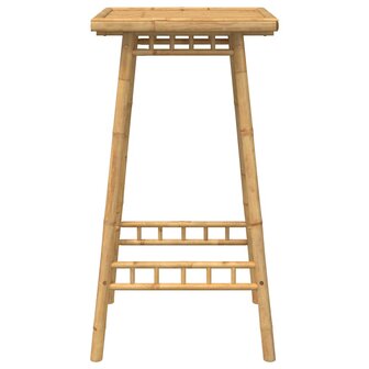 Bartafel voor buiten vierkant 55x55x100 cm bamboe 5