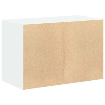 Kast met 2 lades 60x31x40 cm bewerkt hout wit 7