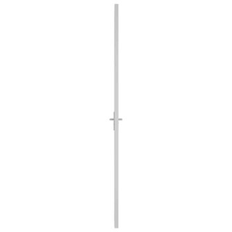 Binnendeur 93x201,5 cm ESG-glas en aluminium wit 4