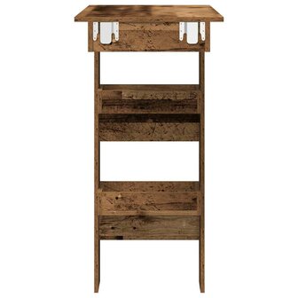 Bartafel wandgemonteerd 102x45x103,5 cm bewerkt hout oud hout 5