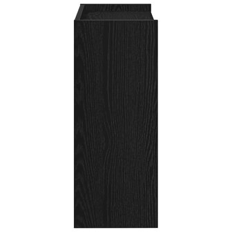 Schoenenrek 60x25x62 cm bewerkt hout zwart 5