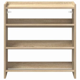 Schoenenrek 60x25x62 cm bewerkt hout sonoma eikenkleurig 4