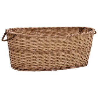 Houtmand met handvatten 88x57x34 cm natuurlijk wilgenhout 1