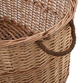 Houtmand met handvatten 88x57x34 cm natuurlijk wilgenhout 5