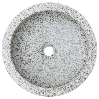 Opzetwasbak rond &Phi;41x14 cm keramiek grijs 4