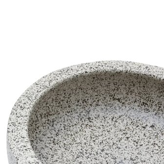 Opzetwasbak rond &Phi;41x14 cm keramiek grijs 5