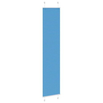 Pliss&eacute; rolgordijn 40x200 cm stofbreedte 39,4 cm polyester blauw 3