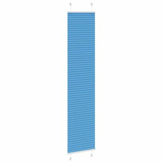 Pliss&eacute; rolgordijn 45x200 cm stofbreedte 44,4 cm polyester blauw 3