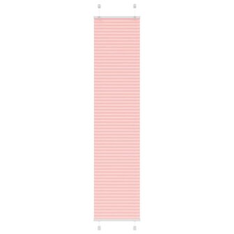 Pliss&eacute; rolgordijn 40x200 cm stofbreedte 39,4 cm polyester roze 1