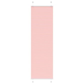 Pliss&eacute; rolgordijn 55x200 cm stofbreedte 54,4 cm polyester roze 1