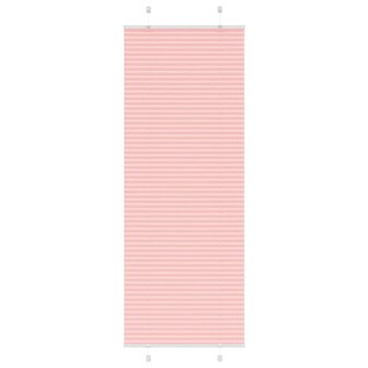 Pliss&eacute; rolgordijn 70x200 cm stofbreedte 69,4 cm polyester roze 1