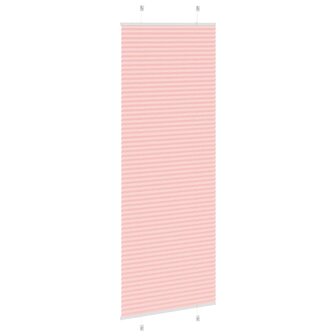 Pliss&eacute; rolgordijn 70x200 cm stofbreedte 69,4 cm polyester roze 4