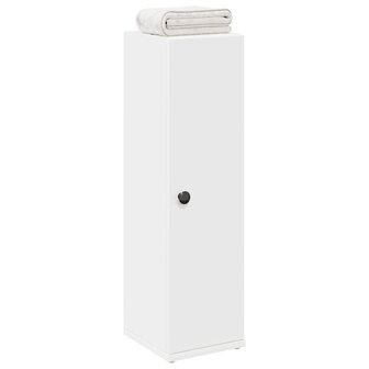 Badkamerkast met rolhouder 20,5x22x72 cm wit 1