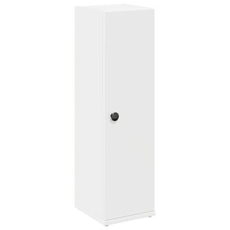 Badkamerkast met rolhouder 20,5x22x72 cm wit 2