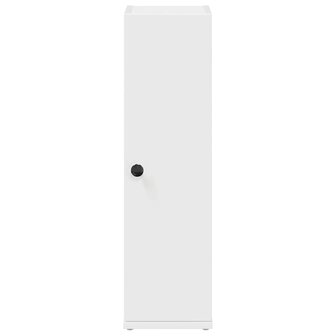 Badkamerkast met rolhouder 20,5x22x72 cm wit 4