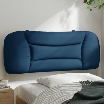 Hoofdbordkussen &quot;Hvar&quot; 100 cm stof blauw 1