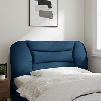 Hoofdbordkussen &quot;Hvar&quot; 100 cm stof blauw 3