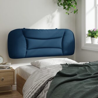 Hoofdbordkussen &quot;Hvar&quot; 100 cm stof blauw 4