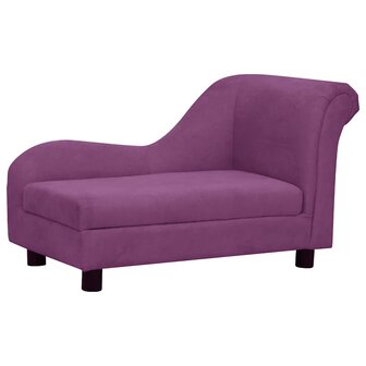 Hondenbank met kussen 83x44x44 cm pluche bordeauxrood 4