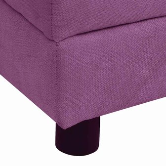 Hondenbank met kussen 83x44x44 cm pluche bordeauxrood 8