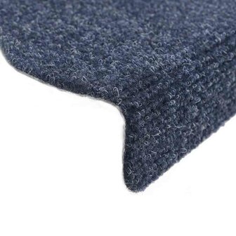 Trapmatten zelfklevend 10 st 65x21x4 cm naaldvilt blauw 6